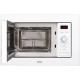 Hansa Microwave oven built-in, 20L, electrical control, 800W, grill, display, button opening, white (AMM20BEWH)