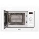 Hansa Microwave oven built-in, 20L, electrical control, 800W, grill, display, button opening, white (AMM20BEWH)