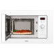 Hansa Microwave oven built-in, 20L, electrical control, 800W, grill, display, button opening, white (AMM20BEWH)