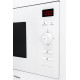 Hansa Microwave oven built-in, 20L, electrical control, 800W, grill, display, button opening, white (AMM20BEWH)