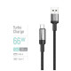 Дата кабель USB 2.0 AM to USB-C 2.0m 6A braided wire black ColorWay (CW-CBUC097-BK)