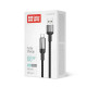Дата кабель USB 2.0 AM to USB-C 2.0m 6A braided wire black ColorWay (CW-CBUC097-BK)