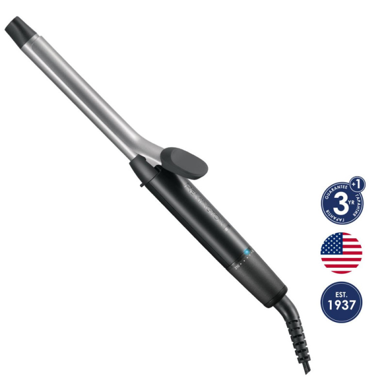 Remington Плойка Pro Spiral Curl, 32Вт, темп.режимов-8, D-19mm, 140-210С, керамика, черный (CI5519)