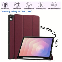 Чехол для планшета BeCover Flexible TPU Mate Samsung Galaxy Tab S11 (SM-X730/X736) 11.0" Red Wine (715580)