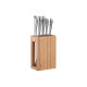 ARDESTO Knife set Black Mars 6 pcs, stainless steel, bamboo block (AR2021SB)