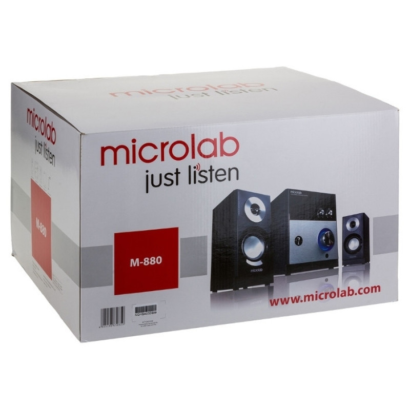 Microlab Multimedia speaker M-880 2.1, 59W, mini-jack, black