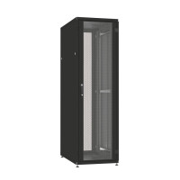 ZPAS Шафа 19", 42U, SZB IT, передні перфоровані, задні перфоровані розпашні, 600x1000 мм, максимально 1500кг, чорна (IT-426010-45AA-2-161-FP)