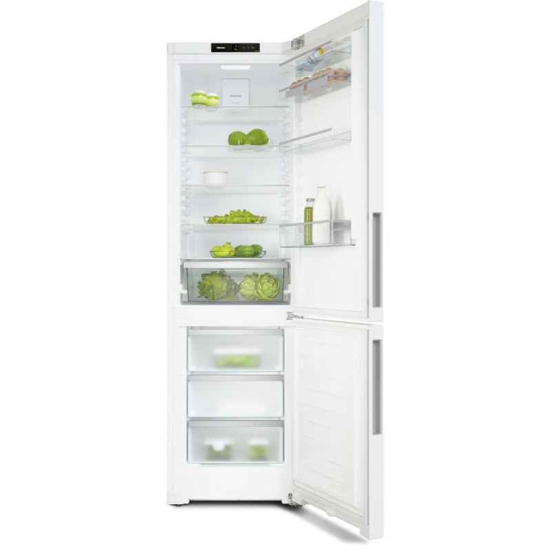 Miele Холодильник Miele KFN 4395 DD ws з нижн. мороз., 201.5x60х65.4, холод.відд.-268л, мороз.відд.-103л, 2дв., А+, NF, білий (38439544OER)