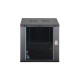 Digitus Шафа DIGITUS 19", 12U, Wall Mounting Dynamic-N, 600x600 мм, 60кг максимально, розібрана, чорна (DN-37111)