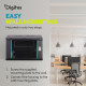 Digitus Шафа DIGITUS 19", 12U, Wall Mounting Dynamic-N, 600x600 мм, 60кг максимально, розібрана, чорна (DN-37111)