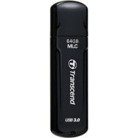 Transcend Накопитель 64GB USB 3.1 Type-A JetFlash 750 Чёрный (TS64GJF750K)