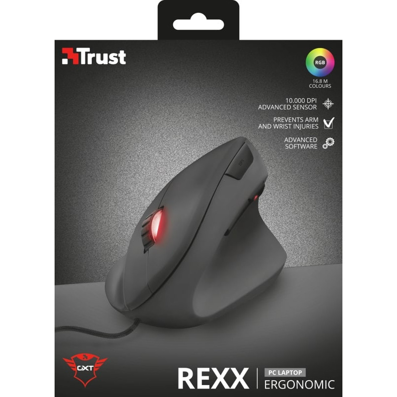 Trust GXT144 REXX ERGONOMIC BLACK (22991_TRUST)