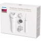 Philips Epilator Beauty Set Series 9000, rechargeable, tweezers.-32, nozzles-8, case, tweezers, trimmer, white (BRE740/90)