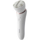 Philips Epilator Beauty Set Series 9000, rechargeable, tweezers.-32, nozzles-8, case, tweezers, trimmer, white (BRE740/90)