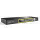 Netis Switch P124GH 24xFE PoE+, 2xGE Uplink, 2xGE SFP, unmanaged