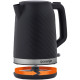 Gorenje Електрочайник 1.7л, Strix контроль, чорний матовий (K17SPB)