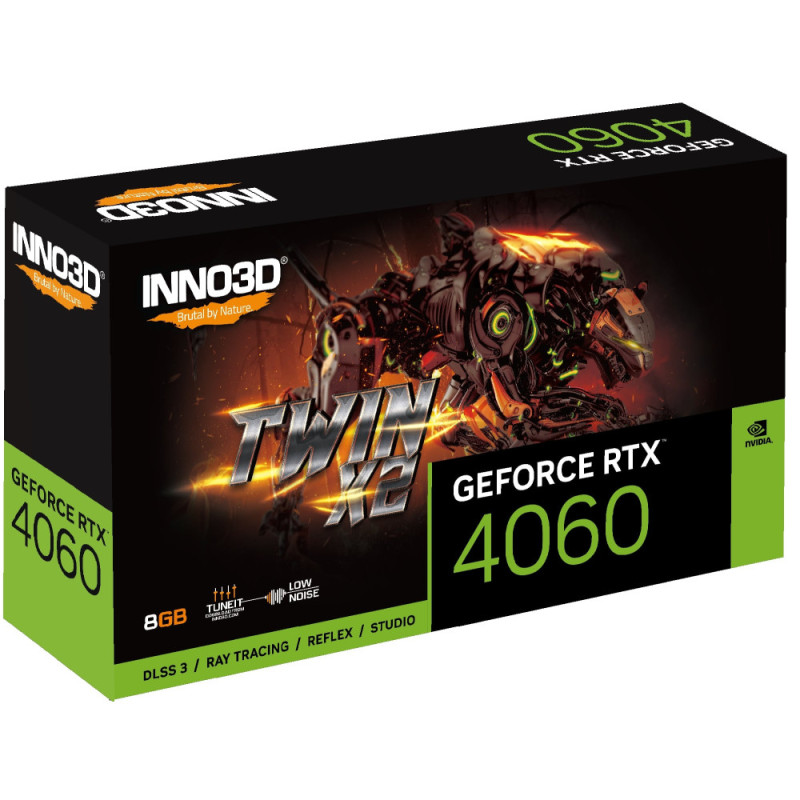 Inno3d Видеокарта GeForce RTX 4060 8GB GDDR6 TWIN X2