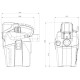 Metabo Пилесос акумуляторний AS 18 HEPA PC COMPACT, 18В, бак 6л, 2100л/хв, 3.8кг, без АКБ та ЗП (602029850)