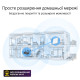 ASUS Маршрутизатор RT-AX57 GO AX3000, 1xGE LAN, 1xGE WAN, MESH EU-UK (90IG08N0-MU9C00)