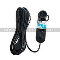2E Power strip Plus 3хType F, 3х1mm2, 10A, 10m, black (2E-U03VES10MBK)