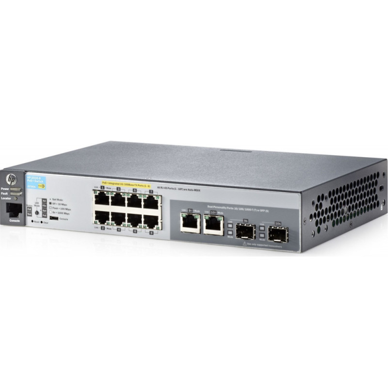 HPE 2530-8-PoE+ 8x10/100 + 2xGE-T/SFP (J9783A)