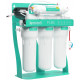 Ecosoft P'URE AquaCalcium Mint Reverse Osmosis Filter with Pump on Bed, 75gpd DuPont Membrane, AquaCalcium Mineral Enriching Cartridge, 1:1 Drainage (MO675PSMACECO)