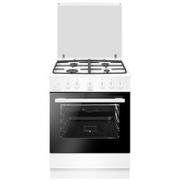 Hansa Плита газовая, 71л, 60x60см, чугун, белый (FCGW63193)