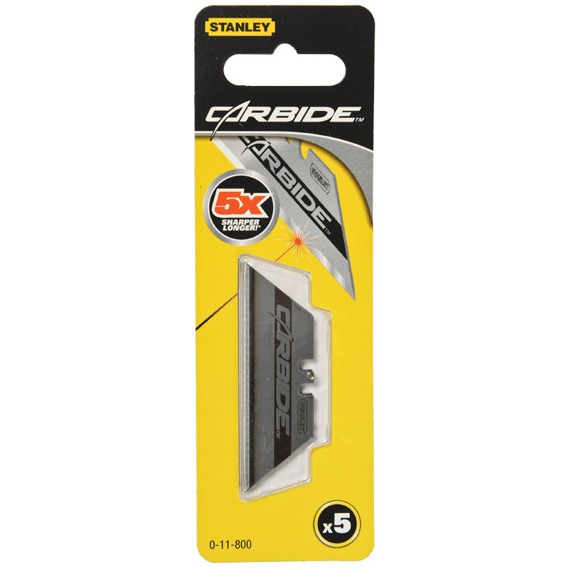 Stanley Лезо для ножа  Carbide  62 мм 5шт. (0-11-800)