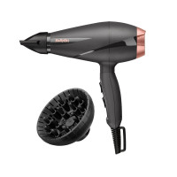 BaByliss Hair dryer Babyliss AC motor Smooth Pro, 2100W, 2 modes, diffuser, cold blowing, black (6709DE)