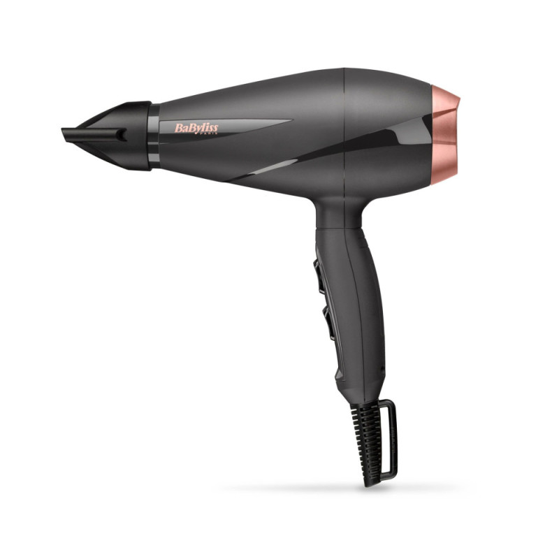 BaByliss Фен Babyliss AC motor Smooth Pro, 2100Вт, 2 режими, дифузор, хол. обдув, чорний (6709DE)