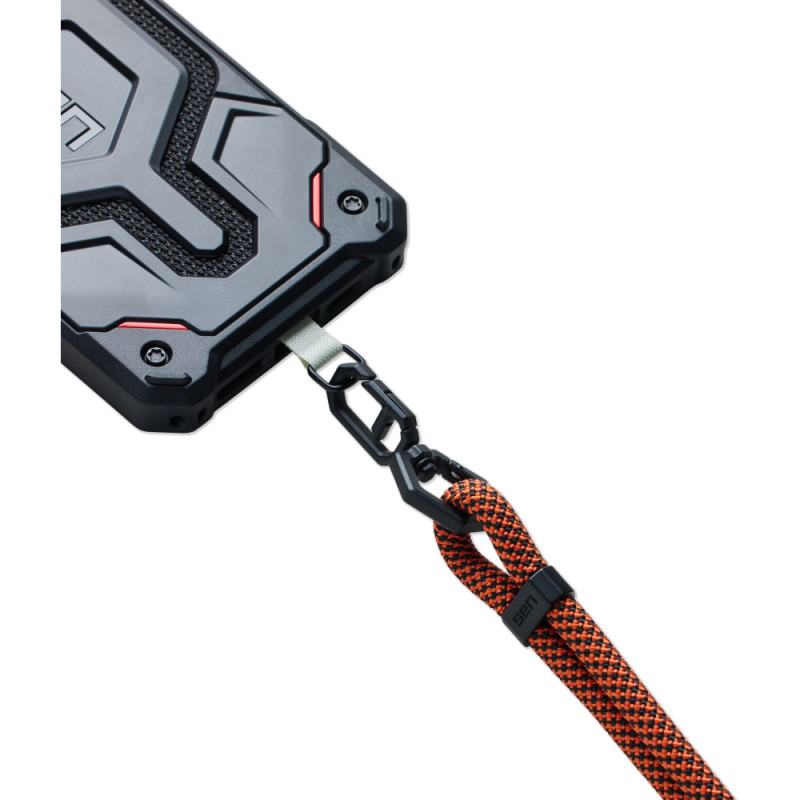 UAG CIVILIAN THICK CROSSBODY LANYARD, Rust/Black (964420119140)