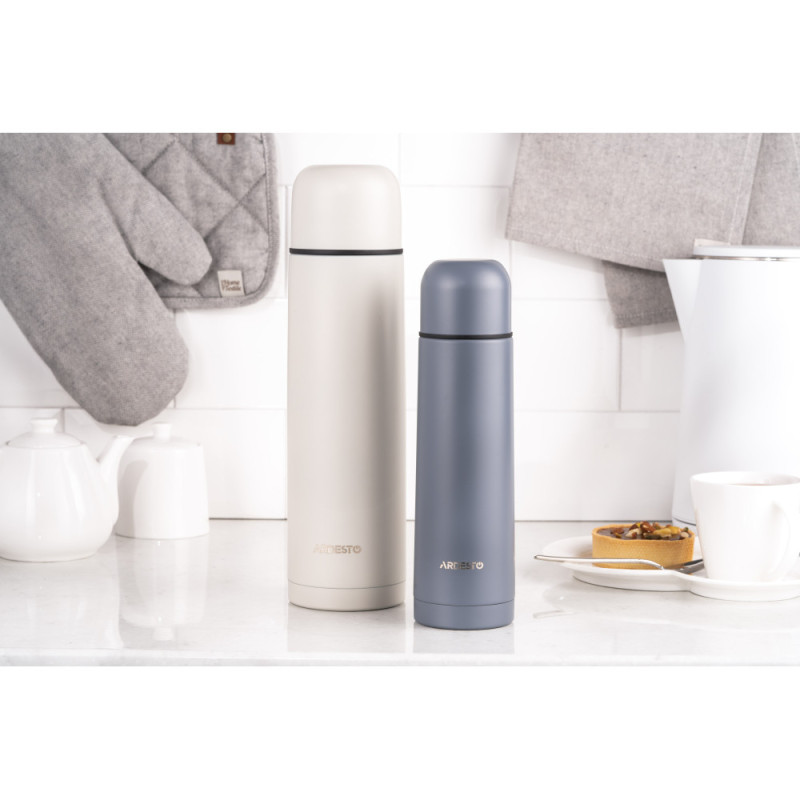ARDESTO Thermal Bottle Bright City 1000 ml, beige, stainless steel (AR2610BG)