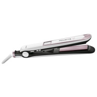 Rowenta hair straightener Premium Care, 32V, temp. modes-4, 130-200С, display, ionization, ceramics, white (SF7460F0)
