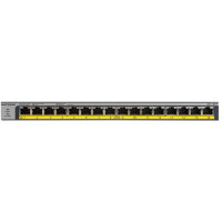 NETGEAR Комутатор GS116PP 16x1GE PoE+(183Вт), FlexPoE, некерований (GS116PP-100EUS)