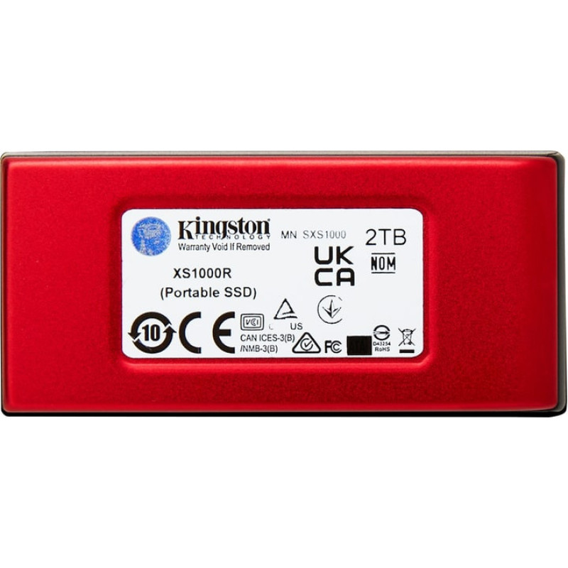 Kingston Portable SSD 2TB USB 3.2 Gen 2 Type-C XS1000 (SXS1000R/2000G)