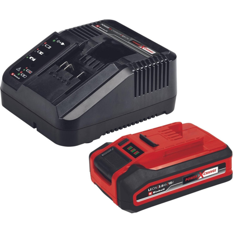 Einhell Cordless chainsaw GE-LC 18/25 Li Set, PXC, 18V, tire 25cm, 4.3m/s, battery. 3.0Ah and charger, additional chain, 3.6kg (4501777)
