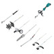 Makita Многофункциональный садовый инструмент аккумуляторный DUX18Z, 18В, 0-6800/0-9700 об/мин, 2.8 кг, без АКБ и ЗУ