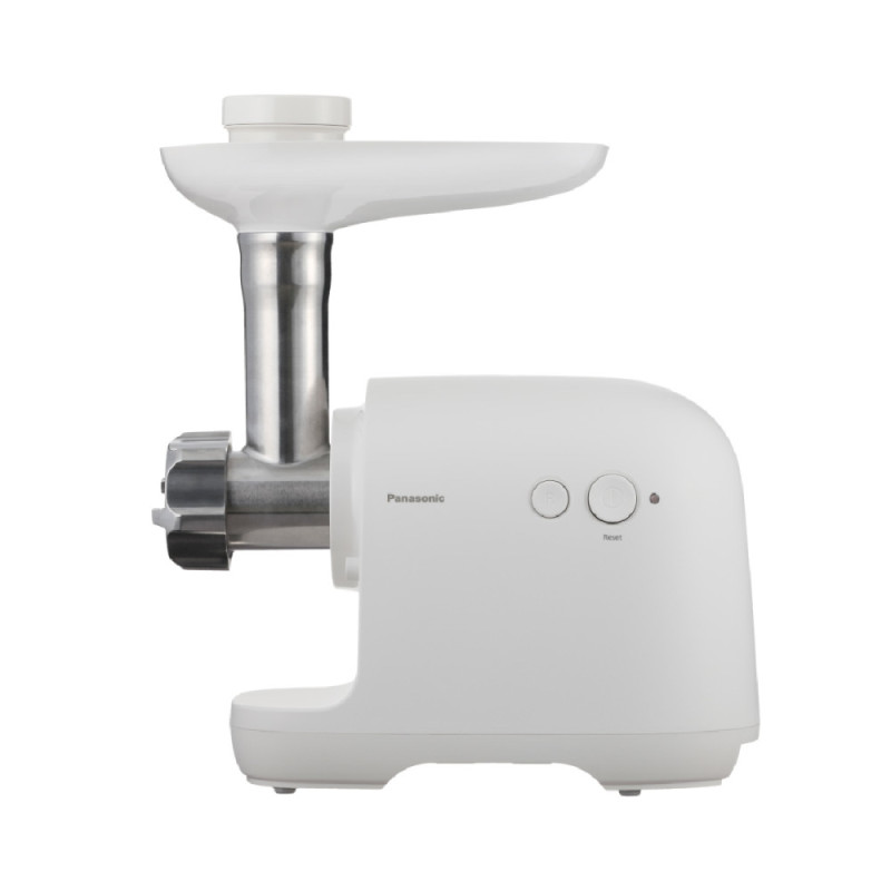 Panasonic grinder, 1700W, bowl-3L, 3 cutting plates, nozzle for kebbe, plastik, white (MK-GX1700WTQ)