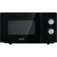 Gorenje Microwave oven Gorenje, 17L, 700W, black (MO17E1BH)