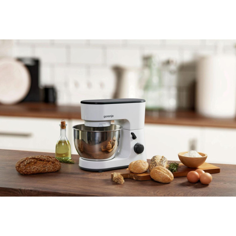 Gorenje kitchen machine 600W, cup-iron, case-plastic, nozzles-3, white (MMC600XG)