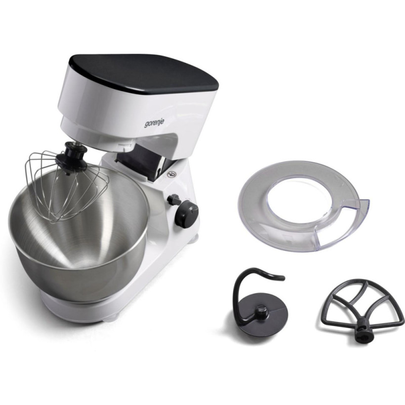 Gorenje kitchen machine 600W, cup-iron, case-plastic, nozzles-3, white (MMC600XG)