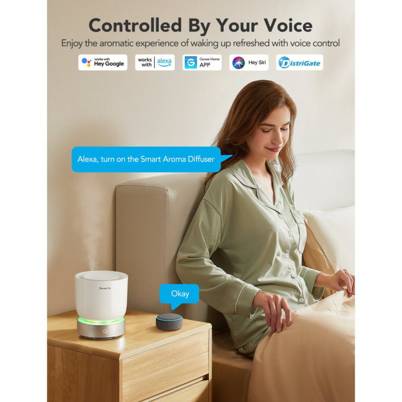 Govee Smart Aroma Diffuser(with RGBIC Lighting) (H7162301)