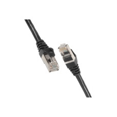 2E Cat 6, S-FTP екран. фольга з обплетенням, RJ45, 4Х2 27AWG, 7/0.14 Cu, 1.00 m, PVC, Black (2E-PC6SFTPCOP-100BK)