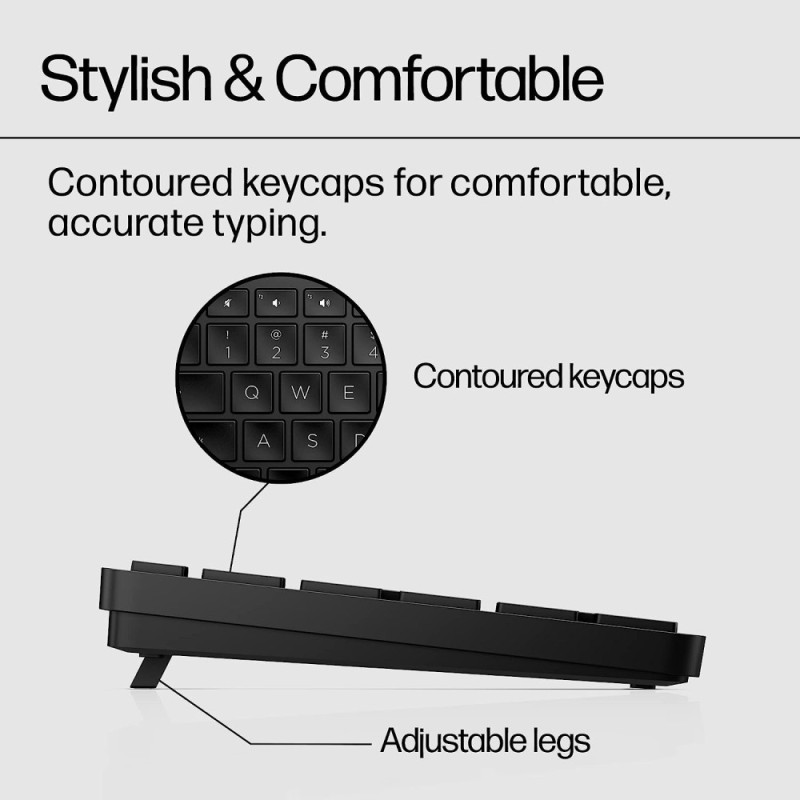 HP Keyboard 450 Programmable WL UKR black (4R184AA)