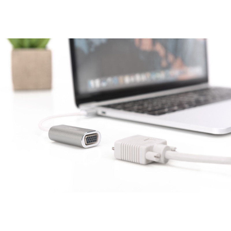 Digitus Адаптер USB 3.0 - VGA Full HD, M/F, 0.2 m (DA-70837)