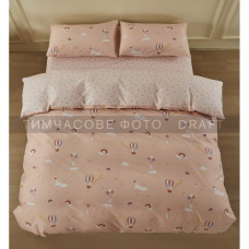 ARDESTO Bedding set 2.0 Gloria, sateen, joy, pink, duvet cover 200x220cm, bed sheet 230x240cm, pillowcases (2) 50x70cm, 100% cotton (ART2022RP)