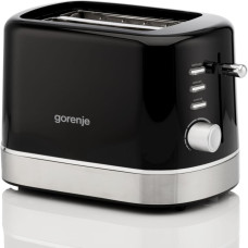 Gorenje toaster 850W, plastic, heating, defrosting, black (T800DB)