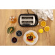 Gorenje Тостер 850Вт, підігрів, розморожування, пластик, чорний (T800DB)