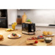 Gorenje Тостер 850Вт, підігрів, розморожування, пластик, чорний (T800DB)