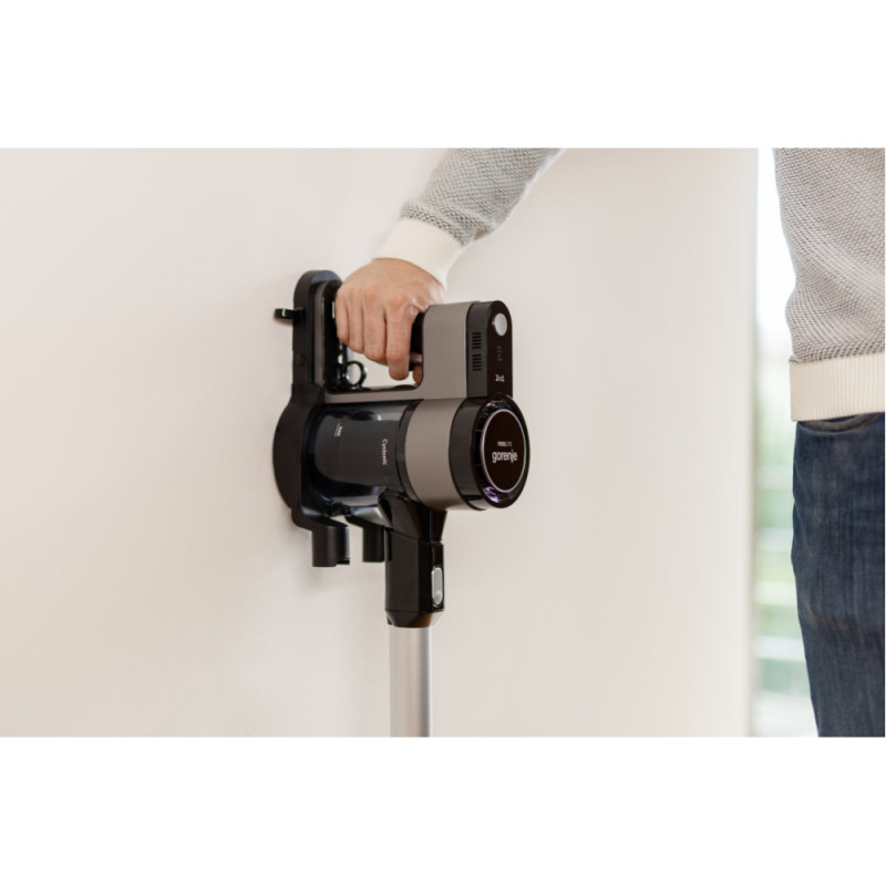 Gorenje Cordless VC, 132W, dust cont -0,5L, battery operation up to 25min, weihgt-2,6kg, black (SVC216300FLA)